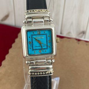 Vintage Ecclissi 925 Sterling Silver Turquoise Watch